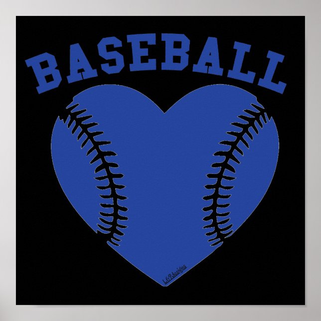 I HEART BASEBALL                                   POSTER (Vorne)