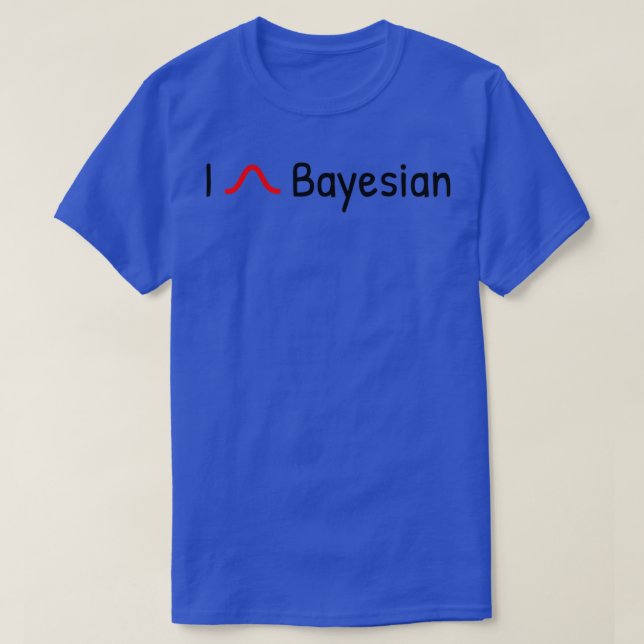 I Heart Bayesian T-Shirt (Design vorne)