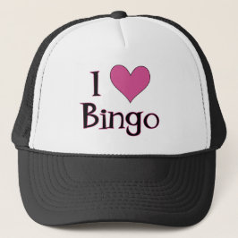 I Heart Bingo Truckerkappe