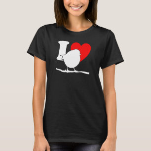 I Heart Birds - Niedlich I Liebe Vogelbeobachtung, T-Shirt
