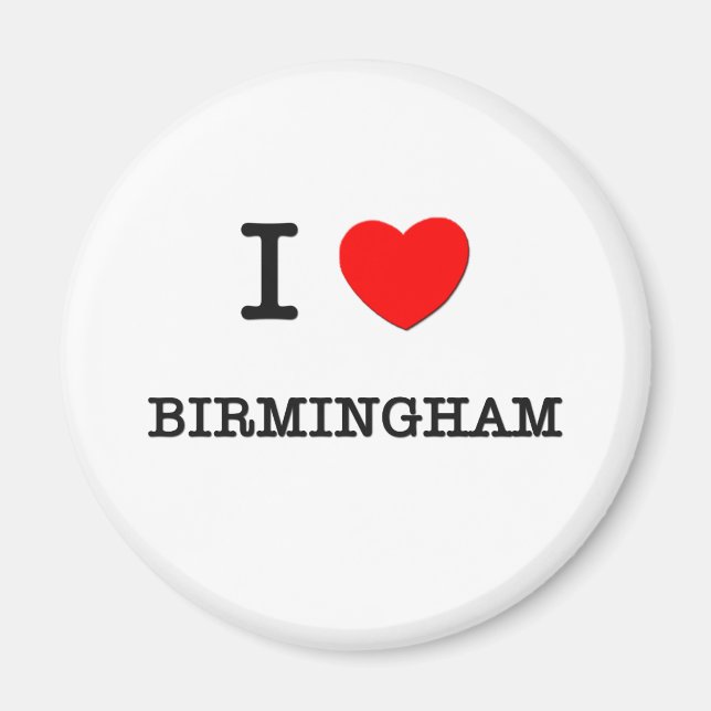 I Heart BIRMINGHAM Magnet (Vorne)