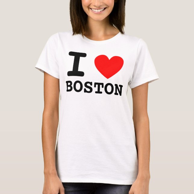 I Heart Boston Shirt (Vorderseite)