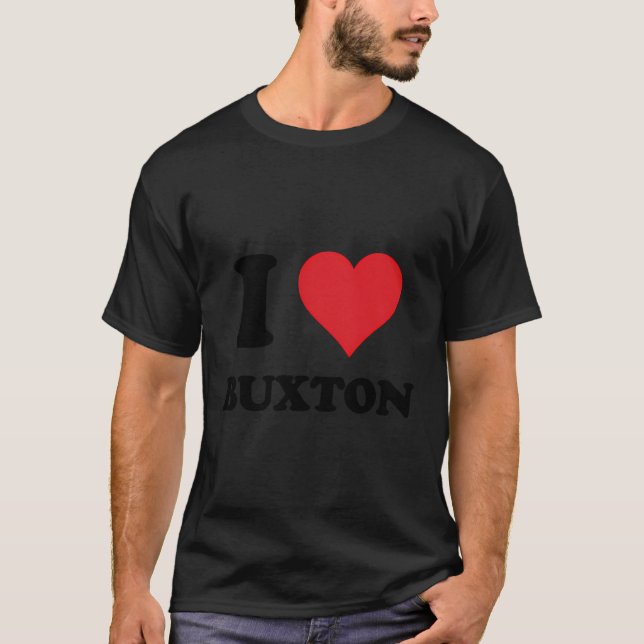 I Heart Buxton Liebe UK T-Shirt (Vorderseite)
