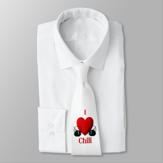 I Heart Chili Krawatte (Gebunden)