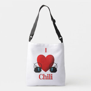 I Heart Chili Tragetaschen Mit Langen Trägern