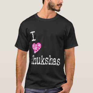 I Heart Chukshas Liebe Chuksha Husky Dog Rassen Fi T-Shirt