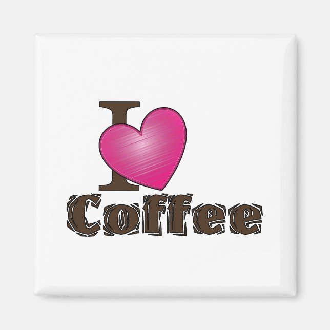 "I Heart Coffee" Magnet (Vorne)
