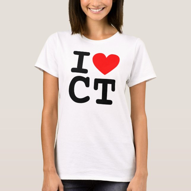 I Heart CT Shirt (Vorderseite)