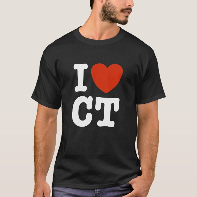 I Heart CT T-Shirt (Vorderseite)