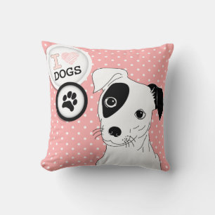 I Heart Dogs Coussin