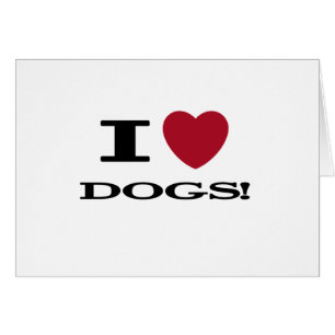 I Heart Dogs Tshirts et cadeaux