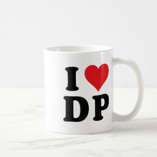 I Heart DP Initials I Liebe D.p. Kaffeetasse