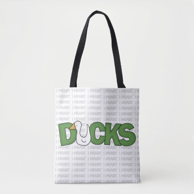 I Heart Ducks Tasche (Vorderseite)