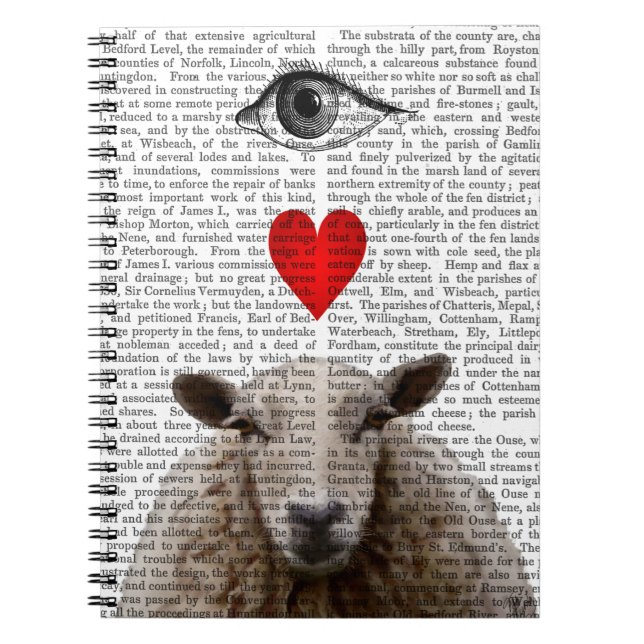 I Heart Ewe Notizblock (Vorderseite)