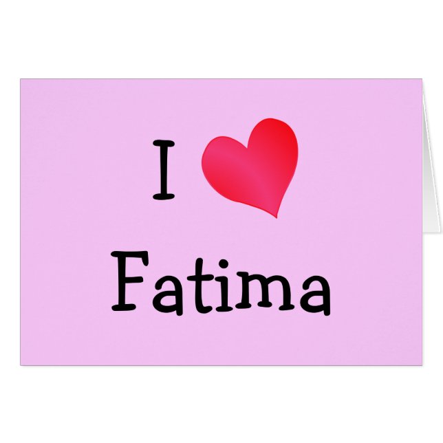 I Heart Fatima (Devant horizontal)