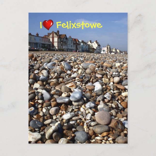 I heart Felixstowe postcard Postkarte (Vorderseite)