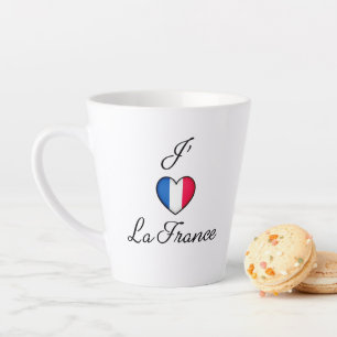 "I heart France" Französischer Preis "J'adore La  Milchtasse