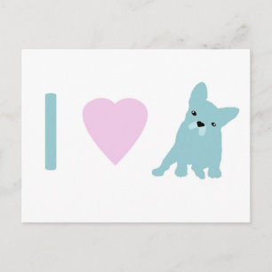 I Heart Frenchy Postkarte