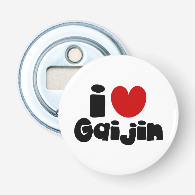 i heart Gaijin Flaschenöffner (Vorderseite)