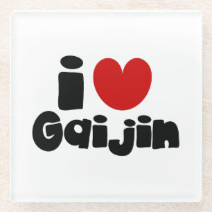 i heart Gaijin Glasuntersetzer