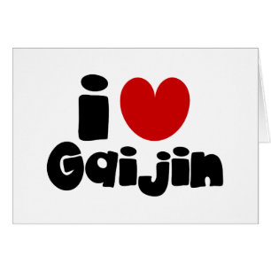 i heart Gaijin Grußkarte