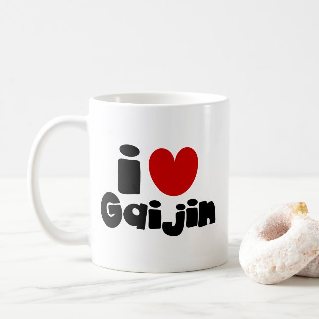 i heart Gaijin Kaffeetasse (Mit Donut)