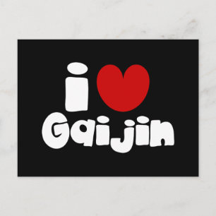 i heart Gaijin Postkarte