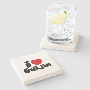 i heart Gaijin Steinuntersetzer