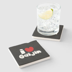 i heart Gaijin Steinuntersetzer