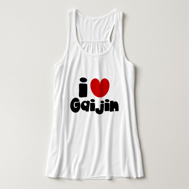 i heart Gaijin Tank Top (Design Vorderseite)