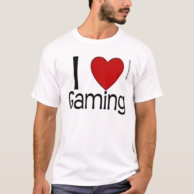 I Heart Gaming Shirt (Vorderseite)