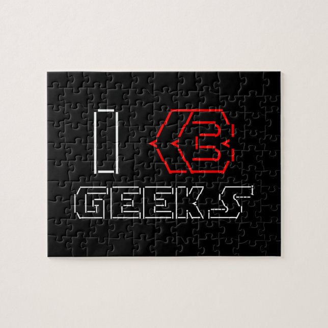 I Heart Geeks ASCII ART (Horizontal)
