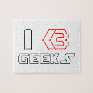 I Heart Geeks ASCII ART