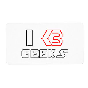 I Heart Geeks ASCII ART