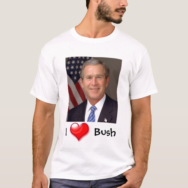 I Heart George Bush T-Shirt (Vorderseite)