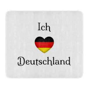 "I Heart Germany" Deutscher Prix World Traveller Schneidebrett