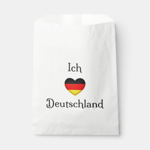 "I heart Germany" Deutscher Reisender Geschenktütchen