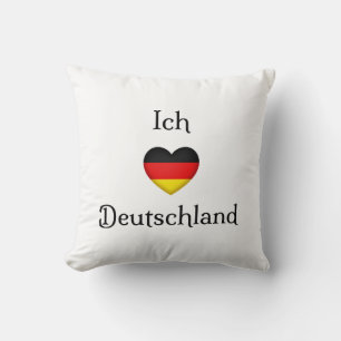 "I heart Germany" Deutscher Reisender Kissen