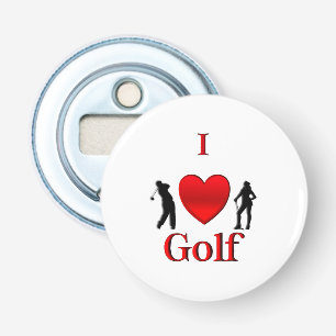 I Heart Golf Flaschenöffner