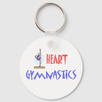 I HEART GYMNASTICS KEYCHAIN SCHLÜSSELANHÄNGER