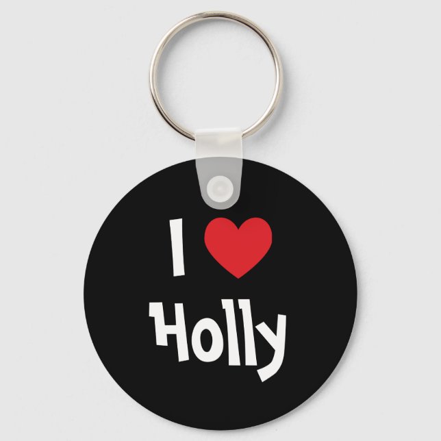 I Heart Holly Schlüsselanhänger (Vorderseite)