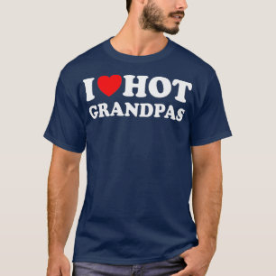 I Heart Hot Grandpas I Liebe Hot Grandpas Premium T-Shirt