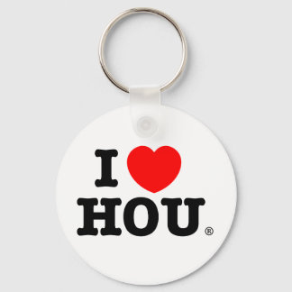 I Heart HOU Schlüsselkette Schlüsselanhänger