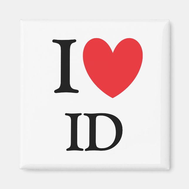 I Heart Idaho Magnet (Devant)