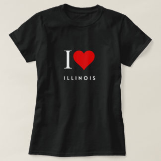 I Heart Illinois blass Womens T - Shirt