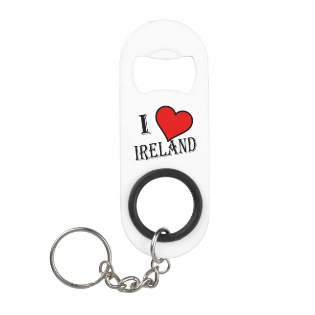 I Heart Ireland bb bot Mini Flaschenöffner (Vorderseite)