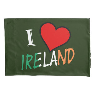 I Heart Ireland Overlay bedpccn Kissenbezug