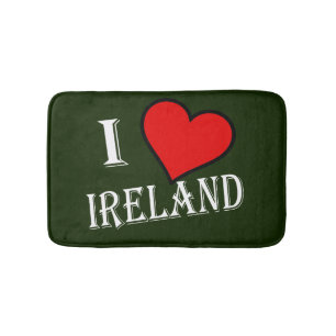 I Heart Ireland wt bmcnt Badematte