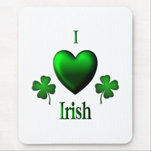 I Heart Irish Mousepad