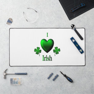 I Heart Irish Schreibtischunterlage